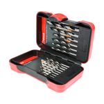 Timco Brad Point Wood Drill Bit Set Drilling Holes Timber High Speed Steel 15pcs