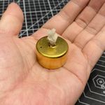 Mini Solid Brass Alcohol Lamp Burner for Stirling Engine Model 8ml