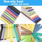 Non Slip Heat Shrink Tube Textured Wrap Sleeving Handle Grip All Colors Φ15-40mm