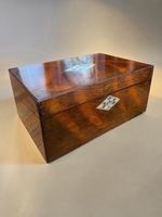 Victorian Mother Of Pearl Inlay Writing Slope Box