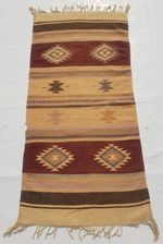Vintage Traditional Handcrafted Turkish Kilim Rug for Home Décor 140x68 cm