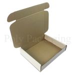 WHITE Posting Boxes 250x210x50mm(10x8x2")Gift Box Post/Delivery for Postal Mail