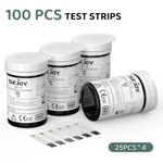 SEJOY Diabetes Lancet Test Strips x100 for BG-201/202/203 Blood Glucose Monitor