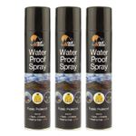 Waterproof Spray Fabric Protector for Clothing Tents Shoes Camping Coat 300ml x3