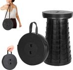 🔥Folding Stool Portable Telescoping Seat Retractable Camping Adjustable UK