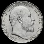 1904 Edward VII Silver Florin, Rare, G/EF