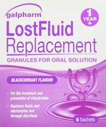 Lost Fluid  Replacement Blackcurrant, Rehydration 6 Sachets