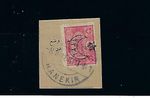 IRAQ 1916 OTTOMAN STAMP TIED  RARE "HANEKIN" FULL CANCEL ON 20 PARAS COLES #21