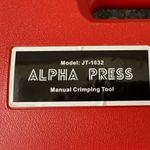Alpha Press JT-1632 Manual Crimping Tool, Model JT-1632, 1 Unit