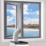Portable AC Window Seal Kit Silver Grey 3m 4m for Mobile Air Conditioner