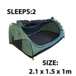 4WD Double Swag Tent  with Air Cushion Mattress 2 person 4 x 4 Camping