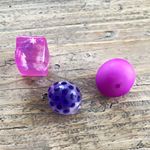 3x Tactile Sensory Toy Set – Clear Cube, Dimple Ball & Textured Stress Ball