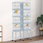 170cm Extra Large Bird Cage Metal Parrot Cage for Mid-Sized Parrots Cockatiels