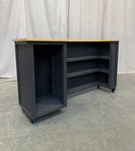 ⭐️⭐️⭐️wooden home bar man cave on castor wheels⭐️⭐️⭐️