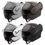 Airoh Mathisse II Plain Flip Up Motorcycle Motorbike Helmet