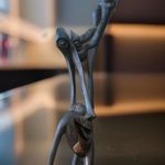 Vintage Wooden Makonde Shentani Sculpture, Hand Carved African Art