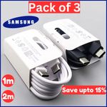 Super-Fast 1M 2M Type C To C Charger Cable For Samsung Galaxy S21 22 23 S3+Ultra