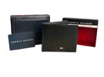 Tommy Hilfiger Men's Leather Coin Pocket Wallet_ Black