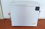 LOGIK White Chest Freezer, Winter Security, Digital Display, Manual Defrost