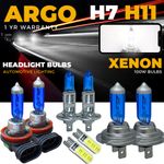 For Ford Focus Headlight MK3 Led White Xenon 100w 2011-18 Fog Side Light Bulbs
