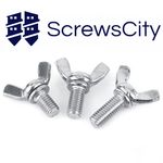 M4 M5 M6 M8 M10 M12 Butterfly Wing Screws Zinc Thumb Screws Wing Bolts AN 265