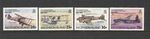 Ascension 1993 SG 595-8 Anniversary Royal Air Force Aircraft  MNH