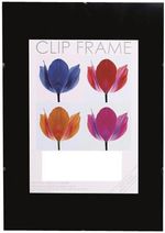 Pack of 12 A4 Plastic Front Clip Frames - Safety Glass Photo Picture Certificate