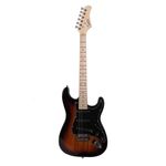 Stylish Electric Guitar Glarry Gst Kit Pickguard Sunset Color Black