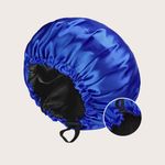 Adjustable Shower Cap for Women, Reusable, Extra Large, Double-Layer Water