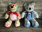 Personalised Keepsake Memory Bear made from your loved ones clothing Handmade