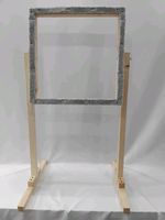 rug hooking frame 40 x 40 cms and optional stand