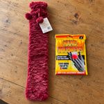 Winter Long Hot Water Bottle 2L Burgundy + 4 Hand Warmers Bundle