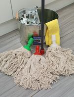6pcs of Universal Plastic Twine Cotton Mop Head 16oz / 340gm Jumbo Large Mop