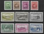 Canada 1949 Officials SG.O162-O171 Mint Cat£275