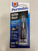PERMATEX ULTRA BLACK.  RTV Silicone Gasket Maker Oil Resistant (14g) @ £8.95