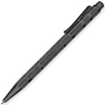 Caran d'Ache Ecridor Ballpoint Pen "Black Lines", Black Ink, Matte Finish