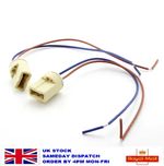 2 x G9 Base Ceramic Socket Lamp Holder Cable Halogen Bulb LED Light Fitting UK