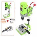 710w Rotary Pillar Drill 5 Speed Heavy Duty Bench Press Drilling Table Stand