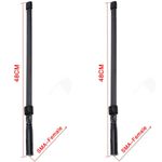2X CS Tactical Foldable SMA-Female Dual Band Antenna BaoFeng UV-5R BF-888S Radio