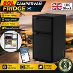 Campervan 12V Fridge 80L Low Power Cooling -20c Compressor Camping Fridge BT+APP