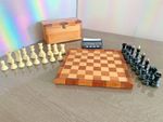 Premium Handcrafted Mahogany & beech Chessboard - Made in my workshop by myself