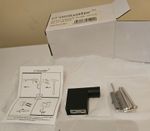 Crosswater MPRO Single Robe Hook Matt Black PRO021M+ Brand New in Box