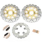 Front Rear Brake Discs Pads For GSF 600 Bandit N S 2000-2004 GSX 600 750 F 98-02