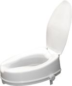 Aidapt Viscount Easy Clean 2'' 4'' Elevated Raised Mobility Toilet Aid Seat 