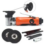 2" Air Pneumatic Right Angle Grinder Cutter Tool Cut Off Tool with Grinding Disc