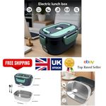 Portable Food Container - Electric Lunch Box with Stainless Steel Pot - Bento