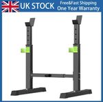 Horizontal Rack Adjustable Barbell Rack Weight Barbell Bar Stand Fitness Gym