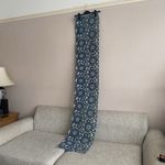 Antique 19thC 1800s Japanese Fabric Textile Panel Katazome Indigo Cotton Cloth