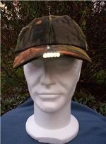JACK PYKE BASEBALL CAP HAT WITH LED LIGHTS HUNTING WILDFOWLERS TORCH HAT