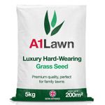 A1 Lawn Luxury Hard Wearing Grass Seed (5kg, 140-200m²)